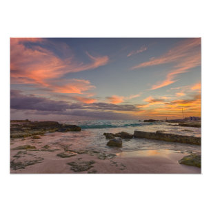 Foto-Druck - Sonnenaufgang über Cancun, Mexiko Fotodruck