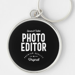 Foto Editor Job Title-Geschenk Schlüsselanhänger