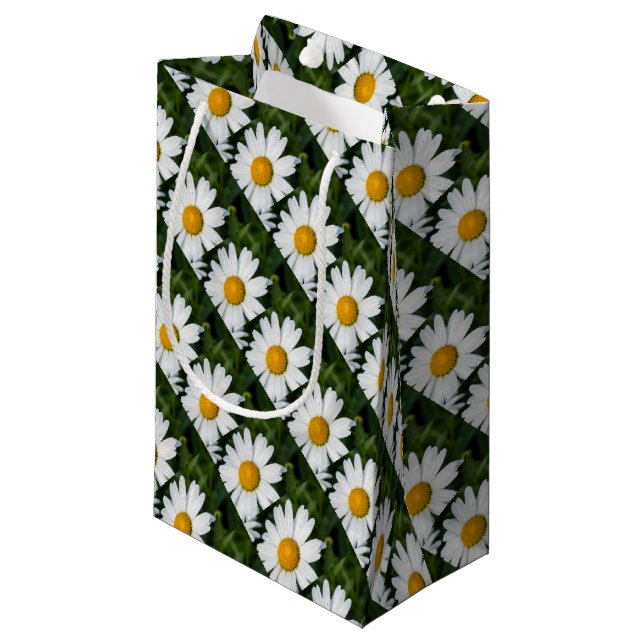 Foto, ein margueritte machen Grün Kleine Geschenktüte (Vorderseite Schrägansicht)