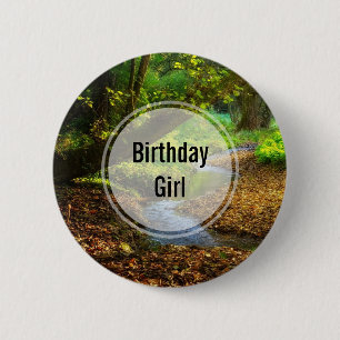 Foto einer Waldbrasse Button