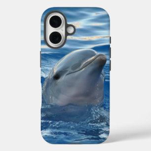 Foto eines Delfins im Wasser iPhone 16 Hülle