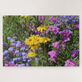 Foto eines Haufen wunderschöner farbiger Blume