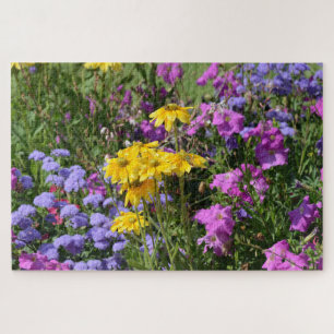 Foto eines Haufen wunderschöner farbiger Blume