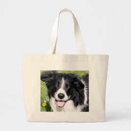 Foto eines Hundes Jumbo Stoffbeutel