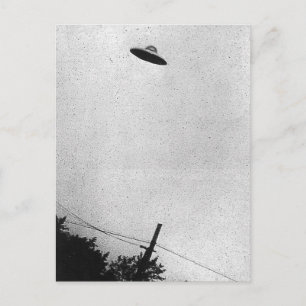 Foto eines UFOs über Passaic, New Jersey 1952 Postkarte