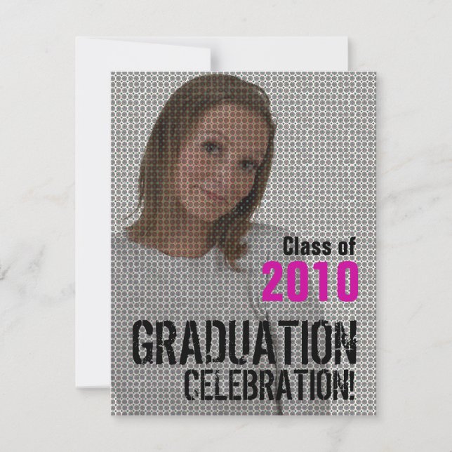 Foto Einladung zur Graduierung (Vorderseite)