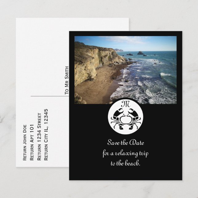 Foto Einladungspostkarte (Vorne/Hinten)