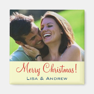 FOTO-EINSATZ ~ Magnet-Weihnachtspaare Magnet