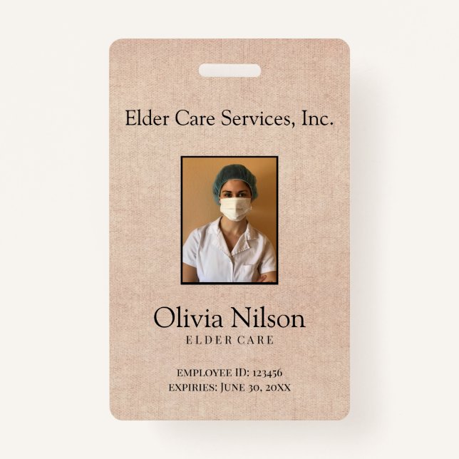 Foto Elder Care Ausweis (Vorderseite)