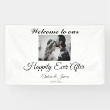 Foto Elegant Mit Monogramm glücklich immer nach