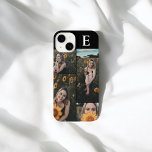 Foto Elegant Monogram Black iPhone 14 Hülle<br><div class="desc">Die personalisierte iPhone-Hülle, eine perfekte Mischung aus Stil und Stimmung. Dieses Gehäuse verfügt über eine 4-Foto-Collage mit 2 vertikalen und 2 horizontalen Fotos, mit denen Sie Ihre bevorzugten Erinnerungen präsentieren können. An der Spitze personalisieren Sie es mit Ihrem Monogramm und fügen eine einzigartige und elegante Touch hinzu. Dieses iPhone ist...</div>