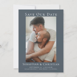 Foto Elegant Save the Date Hochzeit