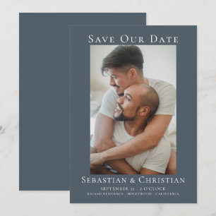Foto Elegant Save the Date Hochzeit