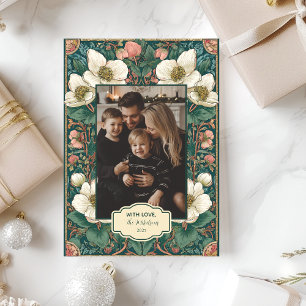 Foto Elegant Winter Floral Weihnachten