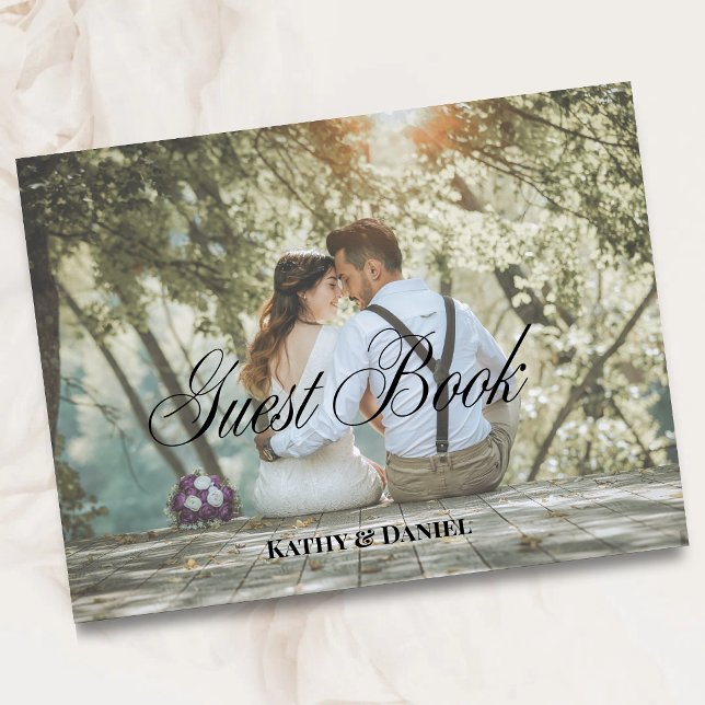 Foto Elegante Einfache Moderne Minimalistische Hoc Gästebuch (Von Creator hochgeladen)