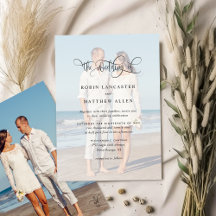 Foto, Elegante, Moderne Kalligrafie-Hochzeit