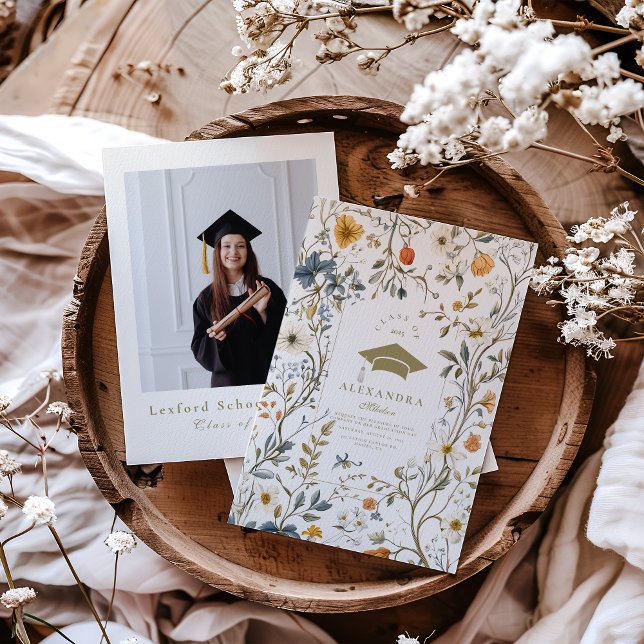 Foto Eleganter Vintager Abschluss Einladung (Von Creator hochgeladen)