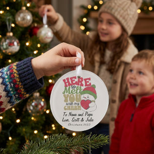 Foto Enkelkinder/Schneemann Personalisieren Ornament