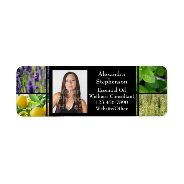 Foto Essential Oil Business Flasche Kontakt (Vorne)