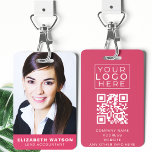 Foto Event-ID Benutzerdefinierter Lanyard Name QR- Ausweis<br><div class="desc">Mit unserem dynamischen Foto Event ID Custom Lanyard Name Tag QR Code Abzeichen, einer dynamischen Lösung, die Praktik und Personalisierung harmonisiert. Dieses Ensemble wurde für eine Reihe beruflicher Umgebungen konzipiert und verfügt über magentafarbene, rosa Lanyards, die die Identifikation bei Konferenzen, Veranstaltungen und Workshops verbessern. Diese exakte Kollektion bietet Foto-ID-Abzeichen für...</div>