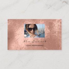 Foto Eventplaner Makeup Living Coral Leather 1 Visitenkarte