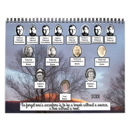 Foto Familienbaum Zwölf Landschaftliche Fotos Kalender