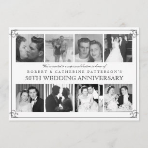 Foto Feier 50. Hochzeitstag Einladung