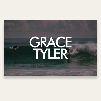 Foto Fette Moderne QR-Code Weiße Visitenkarte