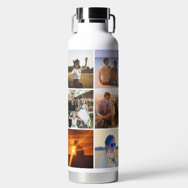 Foto-Flasche hochladen Trinkflasche (Vorderseite)