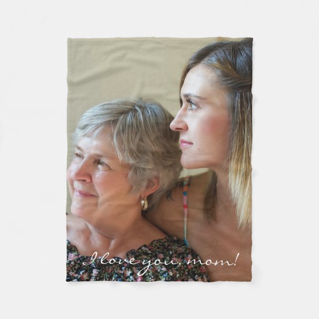 Foto Fleece Blankets Geschenke für Mama von Tochte (Vorderseite)