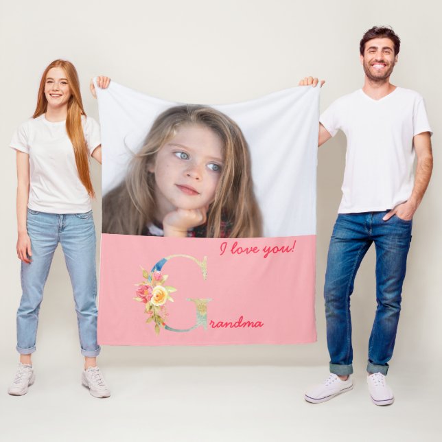 Foto-Fleece-Decke für Oma Fleecedecke (Beispiel)