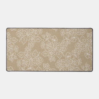 Foto "Floral Lace Kraft" Schreibtischunterlage