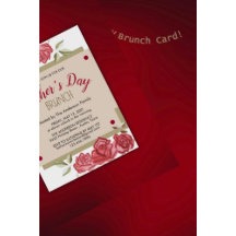 Foto Floral Modern Mothers Day Brunch Einladungen