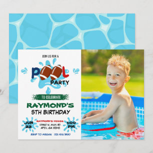 Foto Football Pool Party Einladung