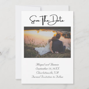 Foto Formal Elegant Modern Trendig Chic  Save The Date