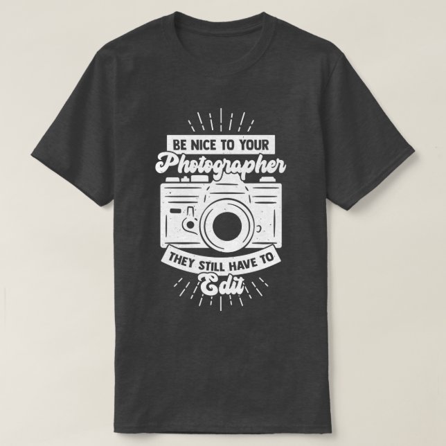 Foto-Foto-Shooting-Fotograf-Geschenk T-Shirt (Design vorne)