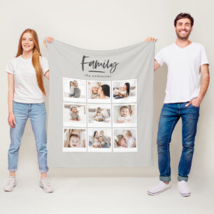 Foto-Fotografiedruck der Familie multi Fleecedecke