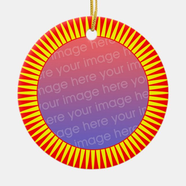 Foto Frame 02 Keramikornament (Vorne)