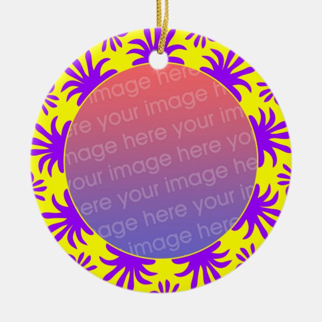 Foto Frame 09 Keramik Ornament (Vorne)