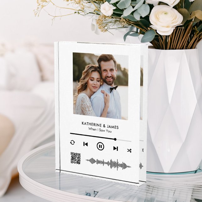 Foto-Frame für Music Player mit Personalisiertem Q Fotoblock (Von Creator hochgeladen)