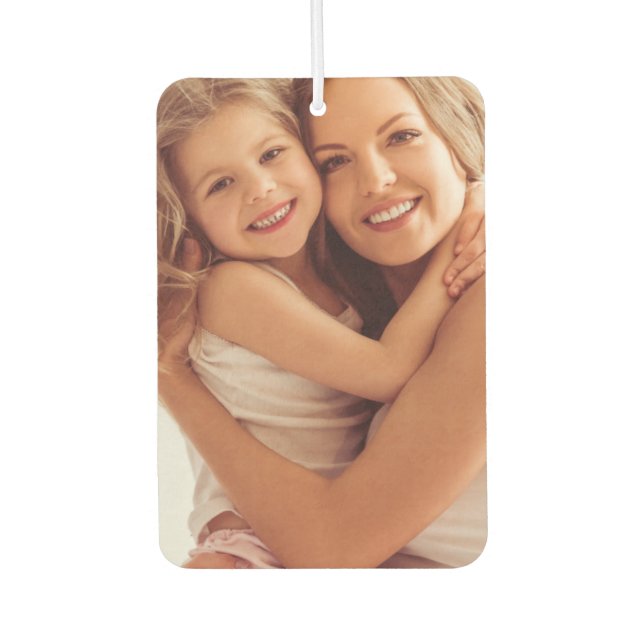 Foto-Fresheners für besondere Momente, Geschenk Autolufterfrischer (Vorderseite)