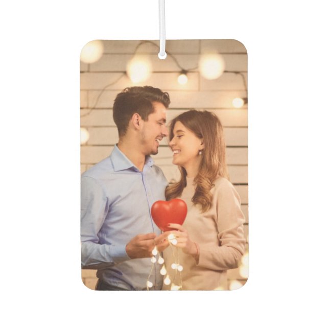 Foto-Fresheners für besondere Momente, Geschenk Autolufterfrischer (Vorderseite)