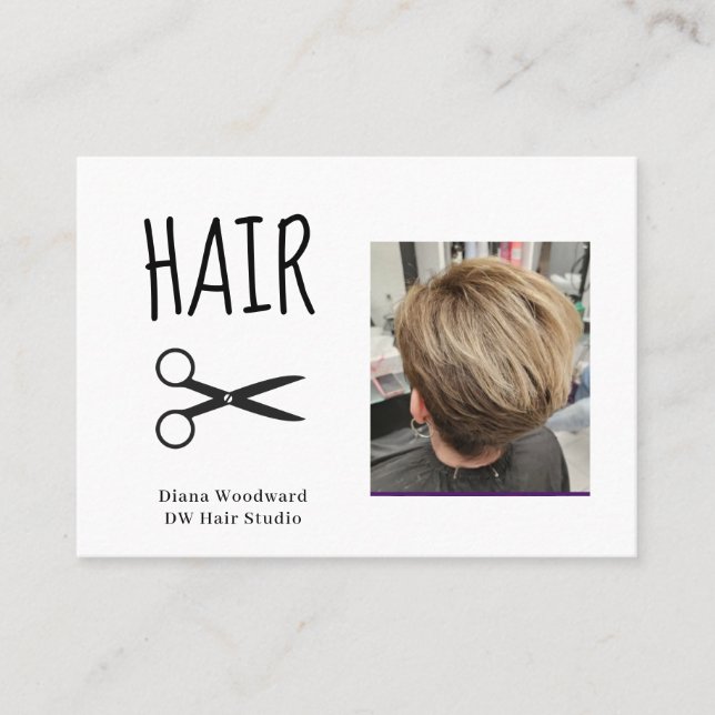 Foto Friseure Visitenkarte (Vorderseite)