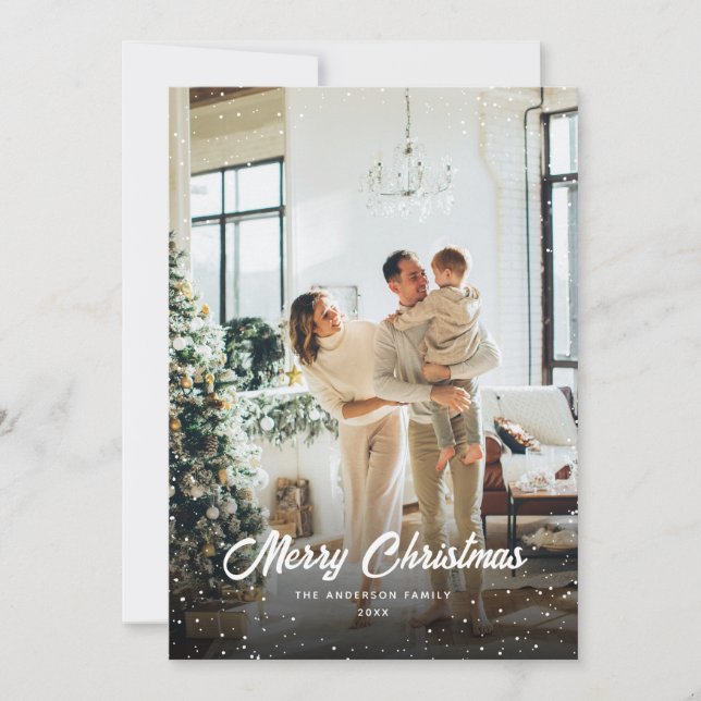 Foto Frohe Weihnachten (Vorderseite)