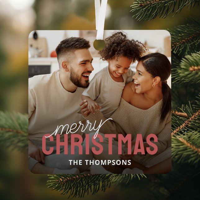 Foto frohe Weihnachten Ornament Aus Metall (Von Creator hochgeladen)