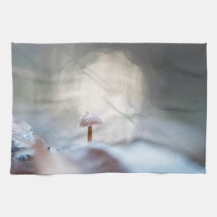 Foto "Frozen Mushroom Nature" Geschirrtuch