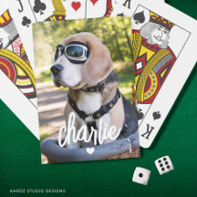 Foto für benutzerdefinierte Dogennamen Kartenspiel