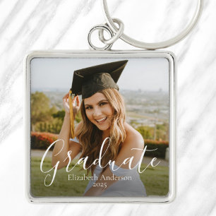 Foto für benutzerdefinierte Graduiertenskripte Schlüsselanhänger
