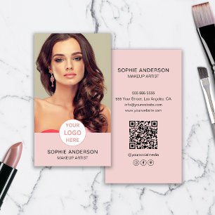 Foto für benutzerdefinierte Logo-Makeup-Künstler r Visitenkarte