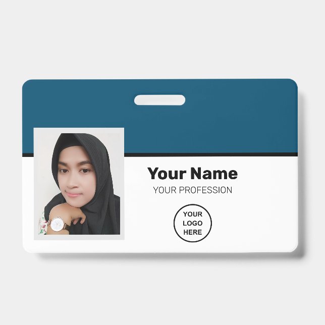 Foto für benutzerdefinierte Mitarbeiter - Bar-Code Ausweis (Vorderseite)